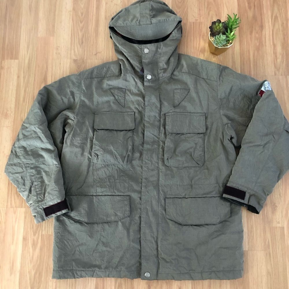 Post Card White Itineraries Glarner Alpen Insulated Winter Coat Jacket